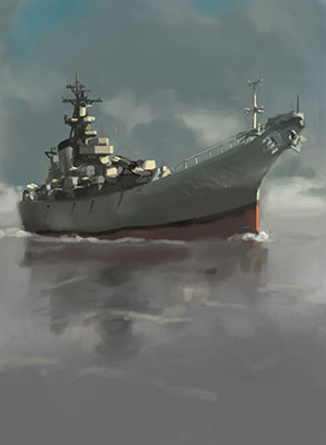 Ensign: Battleship Illustration